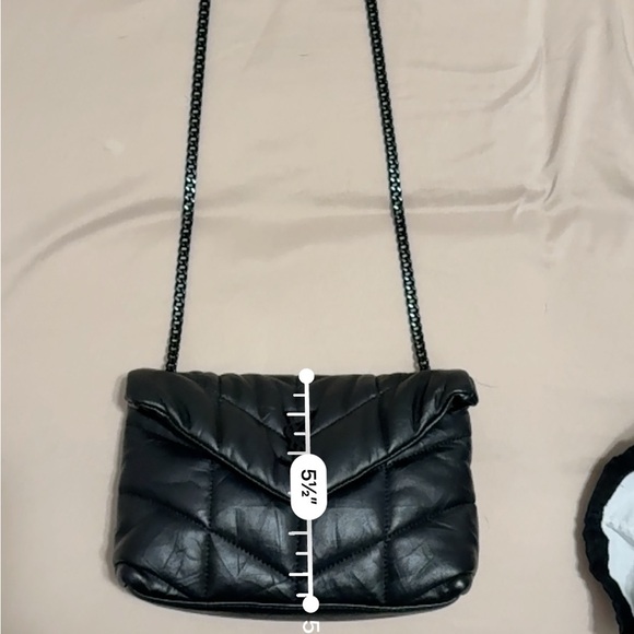 Yves Saint Laurent Mini Puffy Bag in Black - Picture 6 of 11